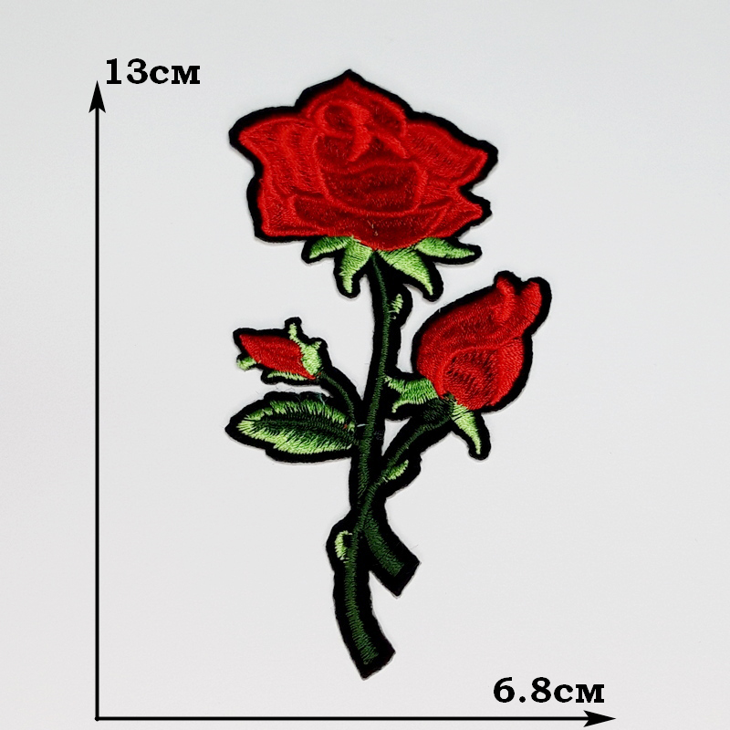 картинка Термонаклейка - Розы 13 х 6,8см от магазина Пряжа Макошь Ярославль