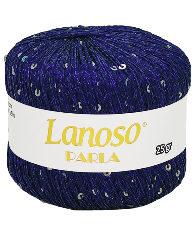 картинка Lanoso PARLA-5451 синий с серебром от магазина Пряжа Макошь Ярославль
