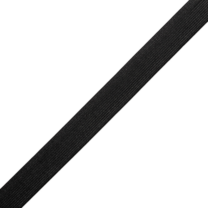 картинка Резинка эластичная вязанная-25мм цв.черный от магазина Пряжа Макошь Ярославль