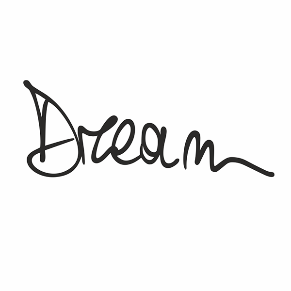 картинка Термотрансфер-DREAM(Мечта) 2,5х8см от магазина Пряжа Макошь Ярославль