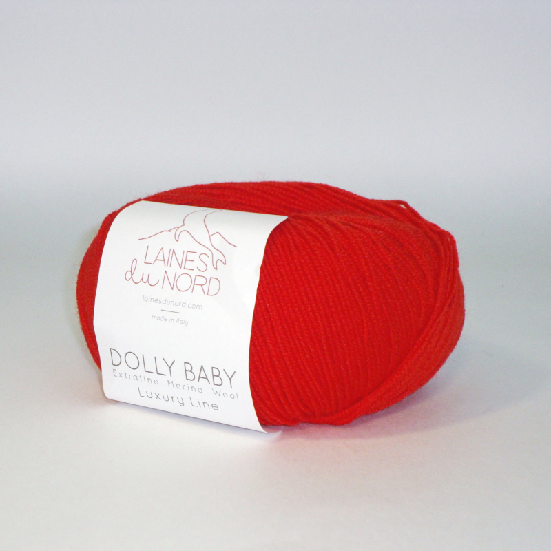 картинка Laines du Nord DOLLY BADY-025 красный от магазина Пряжа Макошь Ярославль