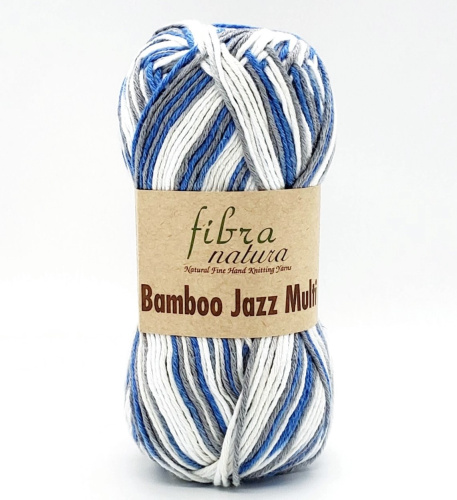 картинка Fibra Natura BAMBOO JAZZ MULTİ-310 сине-белый меланж от магазина Пряжа Макошь Ярославль