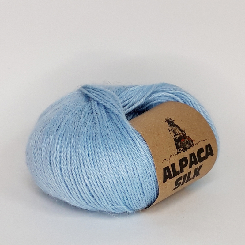 картинка Перу ALPACA SILK-4995 голубой от магазина Пряжа Макошь Ярославль