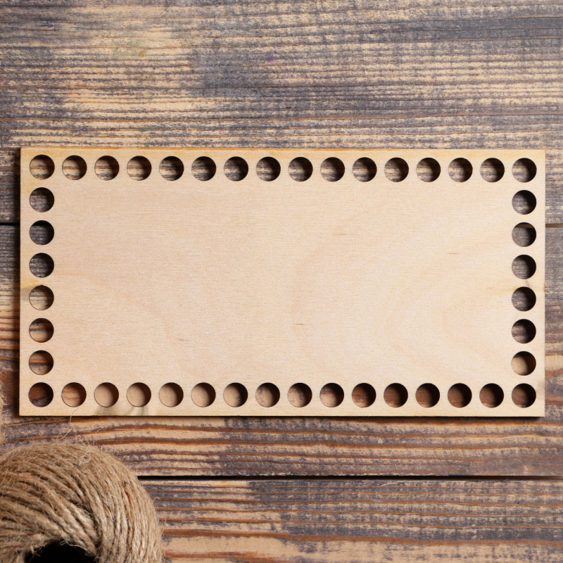 картинка Заготовка для вязания Прямоугольник 19,5×10 см, D=9мм от магазина Пряжа Макошь Ярославль