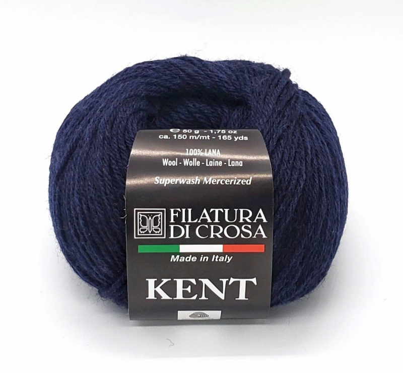 картинка Filatura di Crosa KENT-16 темно-синий от магазина Пряжа Макошь Ярославль