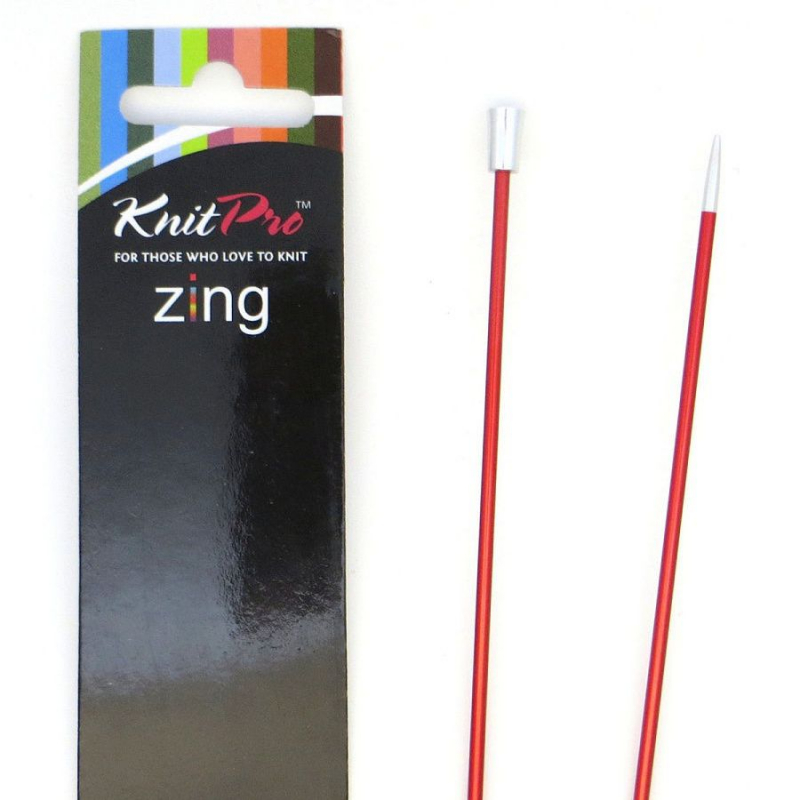 картинка Knit Pro Zing-Спицы прямые 30см*2.5мм 47263 от магазина Пряжа Макошь Ярославль
