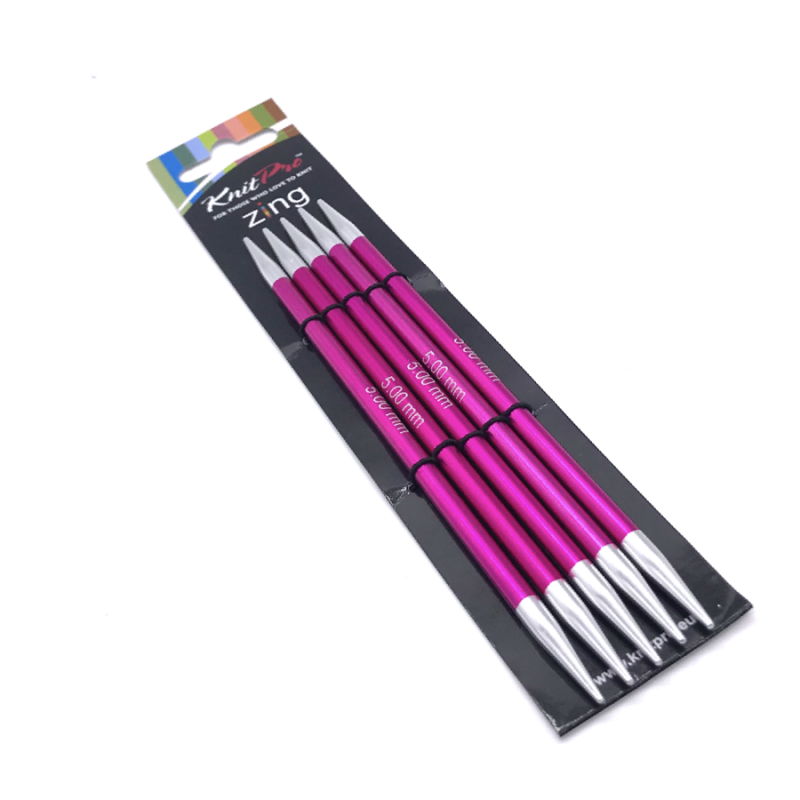 картинка Knit Pro Zing-Спицы чулочные 20см*5,0мм от магазина Пряжа Макошь Ярославль