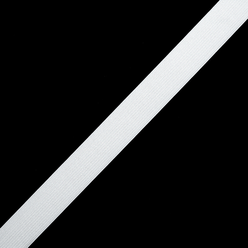 картинка Резинка эластичная вязанная-25мм цв.белый от магазина Пряжа Макошь Ярославль