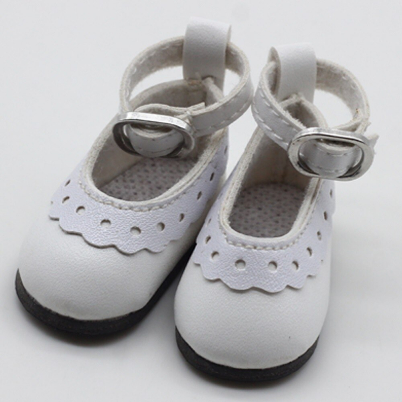 картинка Туфли для кукол 3,8-4см цв.белый от магазина Пряжа Макошь Ярославль