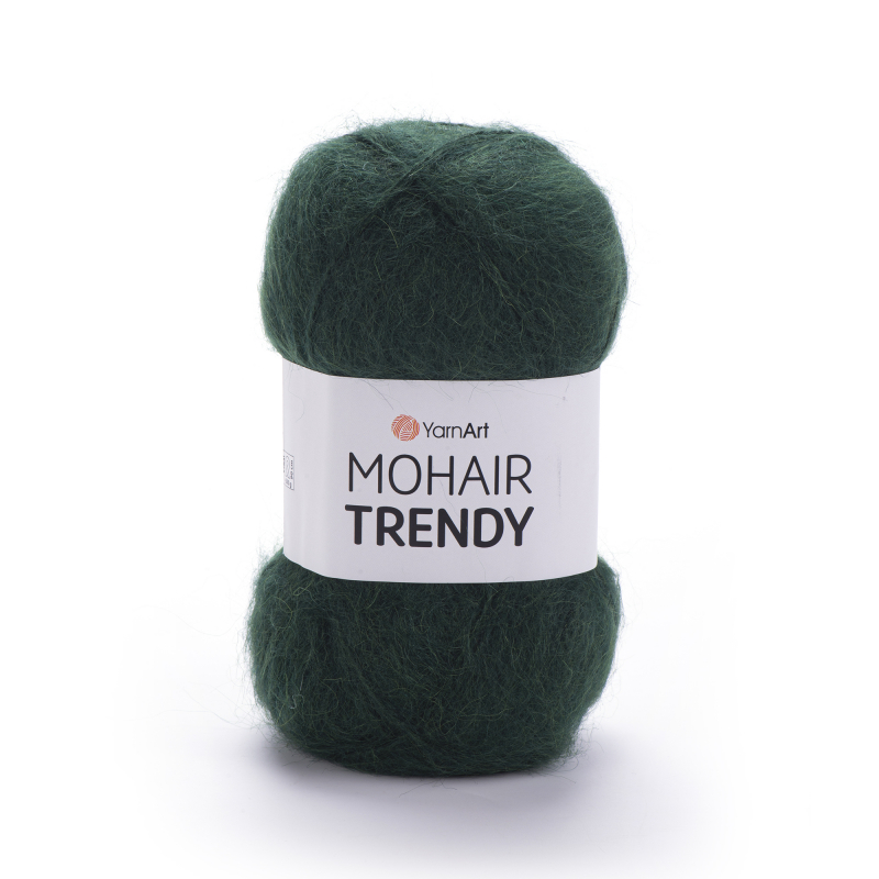 картинка ЯрнАрт MOHAIR TRENDY-108 цв.изумруд от магазина Пряжа Макошь Ярославль