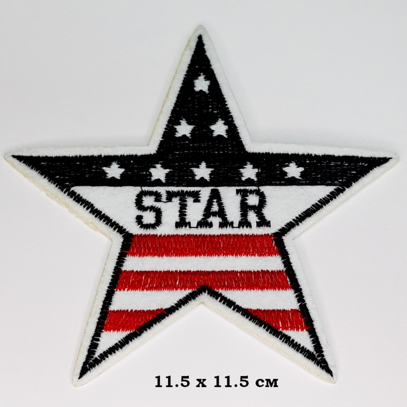 картинка Термонаклейка - Звезда "STAR" от магазина Пряжа Макошь Ярославль