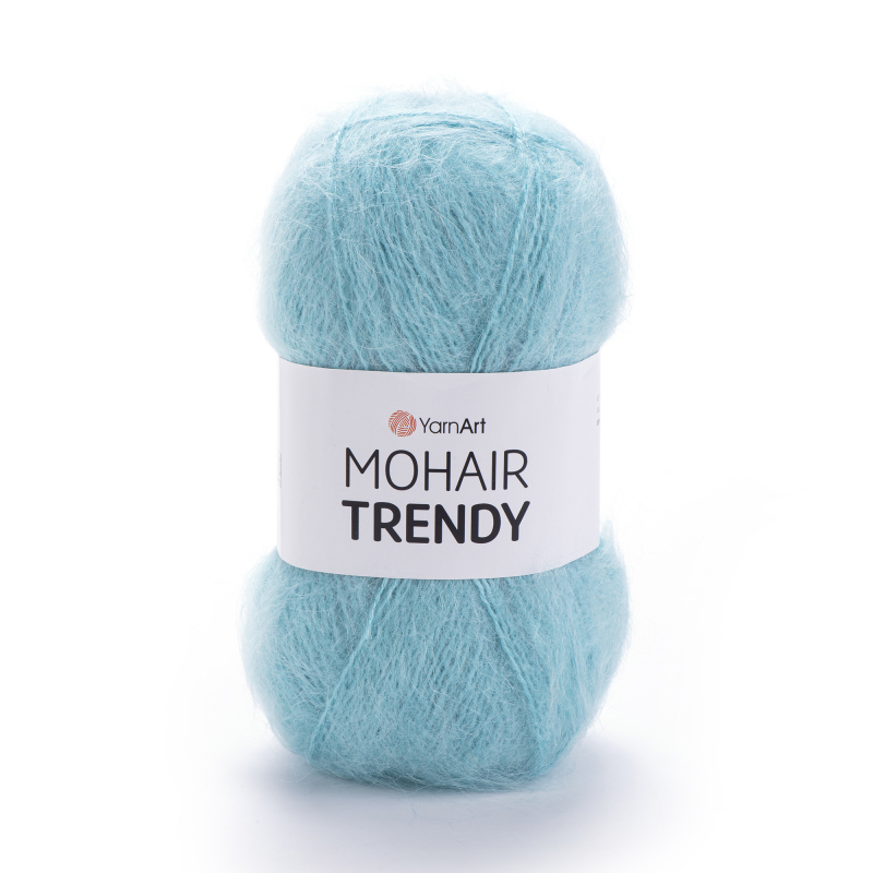 картинка ЯрнАрт MOHAIR TRENDY-142 нежная бирюза от магазина Пряжа Макошь Ярославль