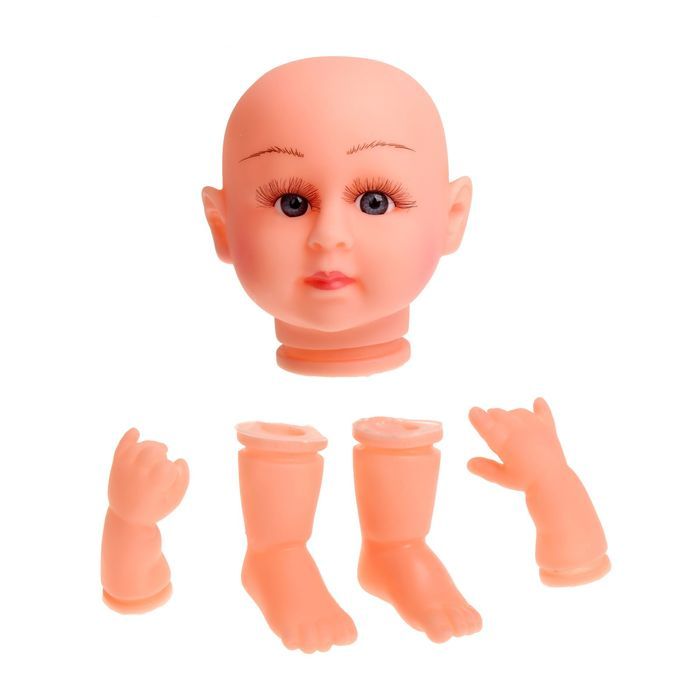 картинка Набор для изготовления куклы с ресницами от магазина Пряжа Макошь Ярославль