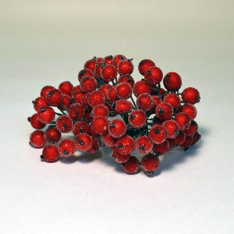 картинка Ягоды в сахаре 10мм-44шт красные от магазина Пряжа Макошь Ярославль