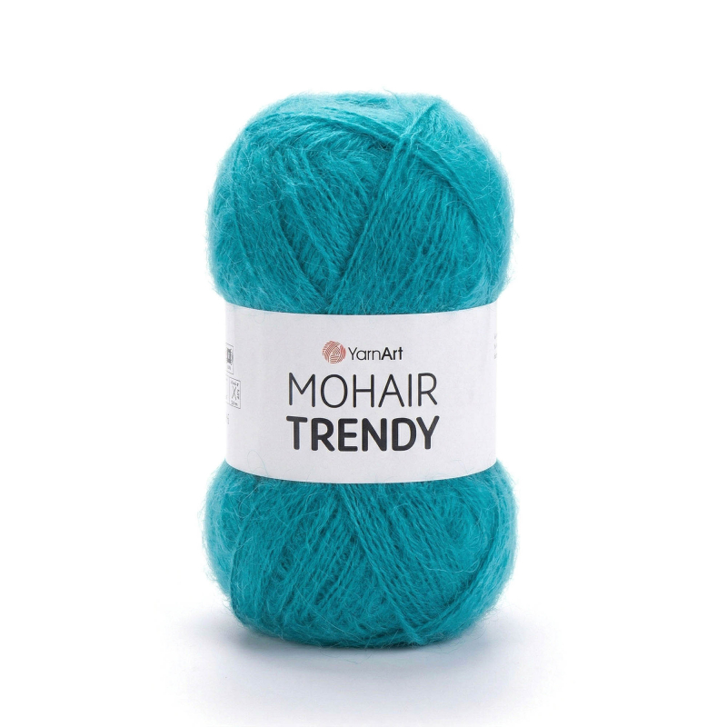 картинка ЯрнАрт MOHAIR TRENDY-106 цв.бирюзовый от магазина Пряжа Макошь Ярославль