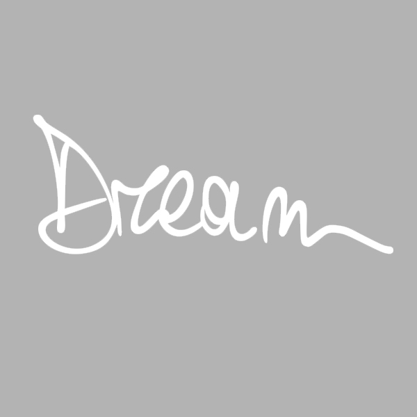 картинка Термотрансфер-DREAM(Мечта) 2,5х8см от магазина Пряжа Макошь Ярославль