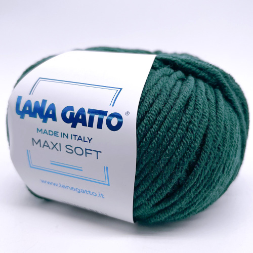 картинка Lana Gatto MAXI SOFT-8563 темно-зеленый от магазина Пряжа Макошь Ярославль
