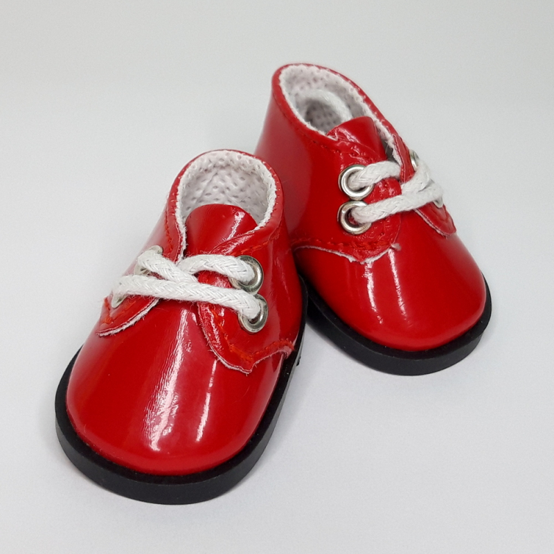 картинка Ботинки для кукол 5см цв.красный от магазина Пряжа Макошь Ярославль