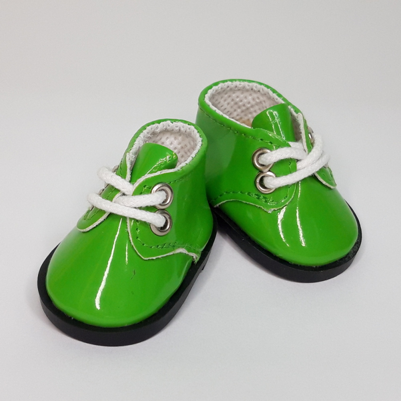 картинка Ботинки для кукол 5см цв.зеленый от магазина Пряжа Макошь Ярославль