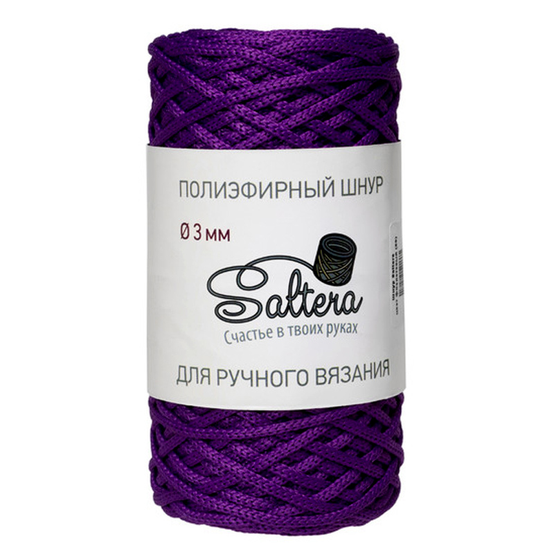 картинка Шнур полиэфирный SALTERA  цв.фиолетовый-89 от магазина Пряжа Макошь Ярославль