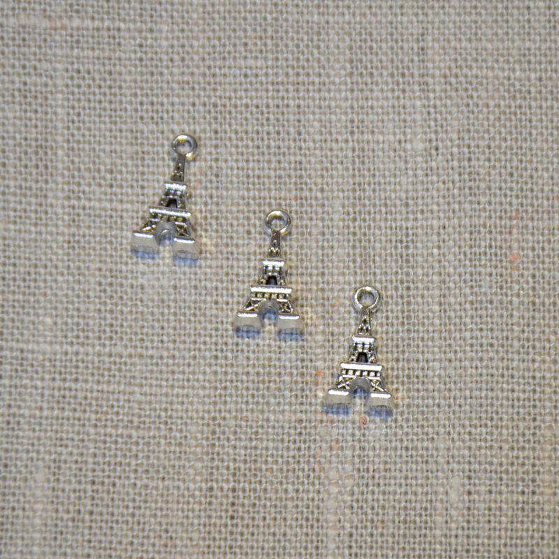 картинка Подвеска Эфелева Башня 16х8мм серебро(8060) от магазина Пряжа Макошь Ярославль