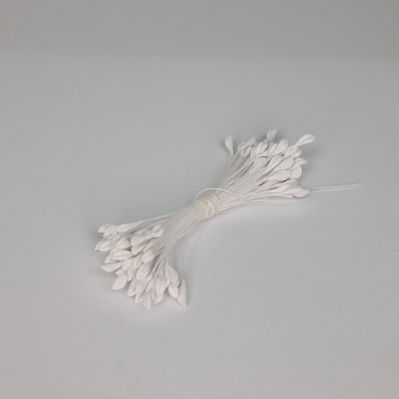 картинка Тычинки-2-3мм 50шт(нитей) для лилий цв.белый от магазина Пряжа Макошь Ярославль