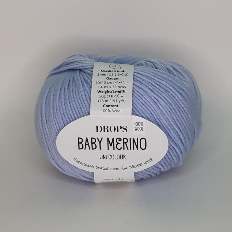картинка Drops BABY MERINO-24 голубой от магазина Пряжа Макошь Ярославль
