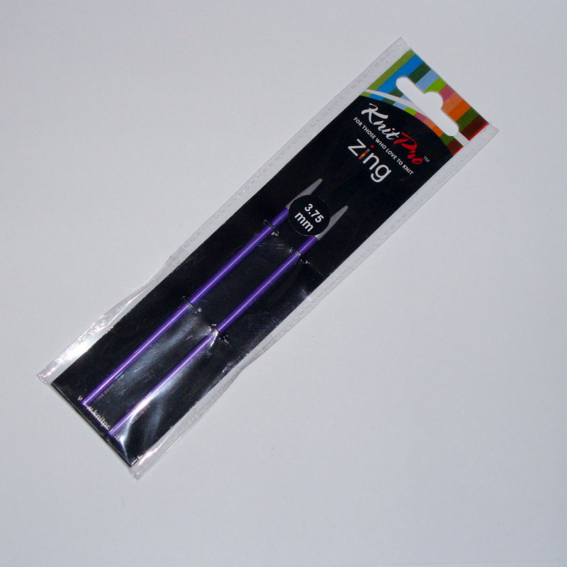картинка Knit Pro Спицы съемные Zing 3.75мм для тросика 28-126см от магазина Пряжа Макошь Ярославль