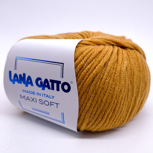 картинка Lana Gatto MAXI SOFT-14468 горчичный от магазина Пряжа Макошь Ярославль