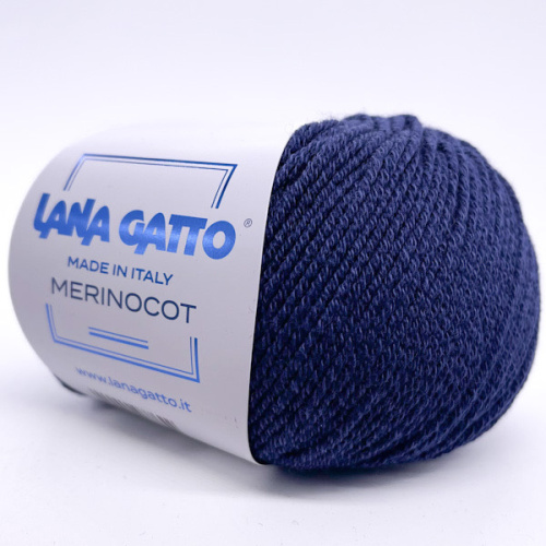картинка Lana Gatto MERINOCOT-13856 темно-синий от магазина Пряжа Макошь Ярославль