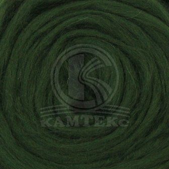 картинка Шерсть для валяния КАМТЕКС-110 зеленый от магазина Пряжа Макошь Ярославль