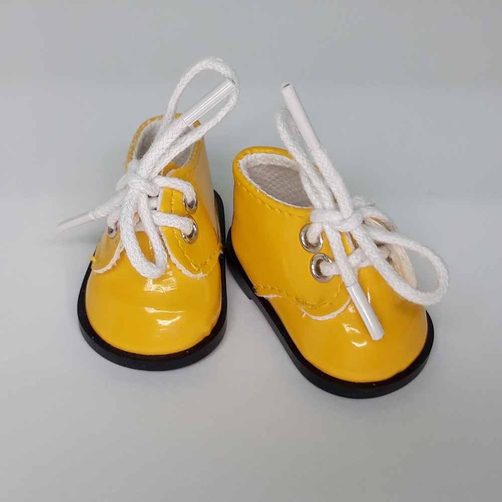 картинка Ботинки для кукол 5см цв.желтый от магазина Пряжа Макошь Ярославль