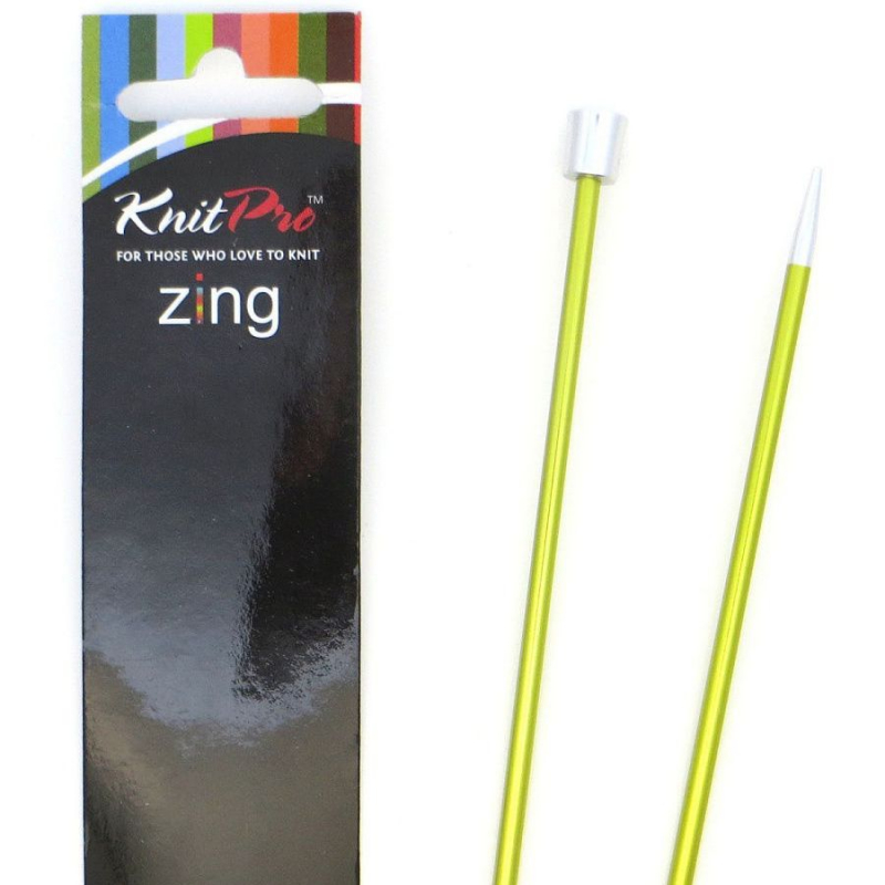 картинка Knit Pro Zing-Спицы прямые 30см*3.5мм 47267 от магазина Пряжа Макошь Ярославль