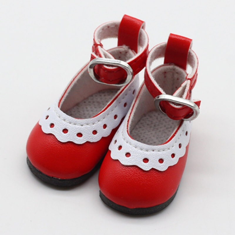 картинка Туфли для кукол 3,8-4см цв.красный от магазина Пряжа Макошь Ярославль