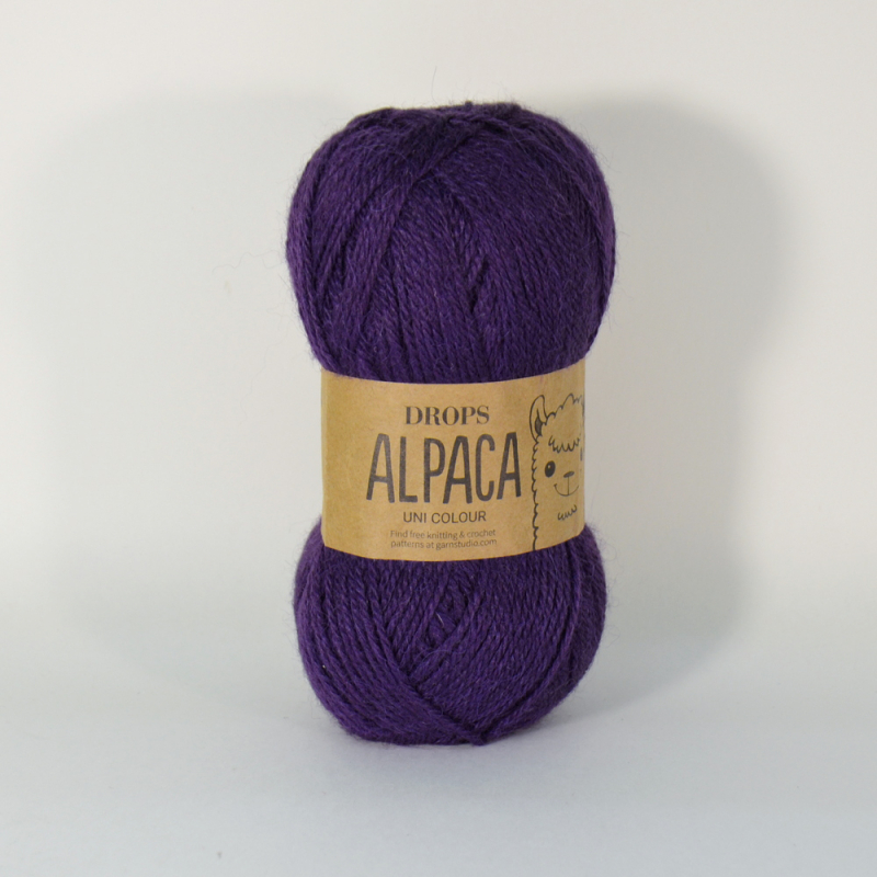 картинка Drops ALPACA UNI COLOUR-4400 фиолетовый от магазина Пряжа Макошь Ярославль