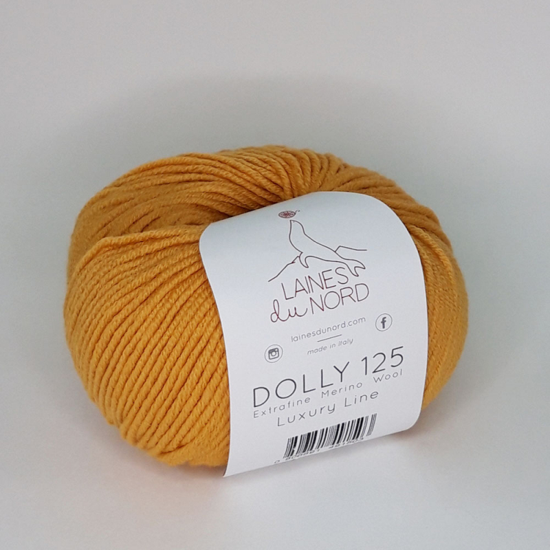 картинка Laines du Nord DOLLY 125 цв.215-горчичный от магазина Пряжа Макошь Ярославль
