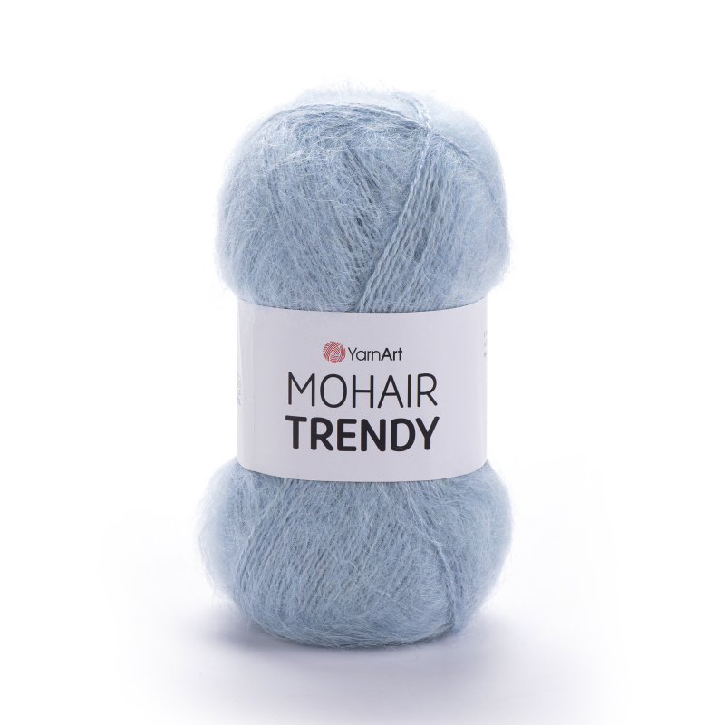 картинка ЯрнАрт MOHAIR TRENDY-107 цв.голубой от магазина Пряжа Макошь Ярославль