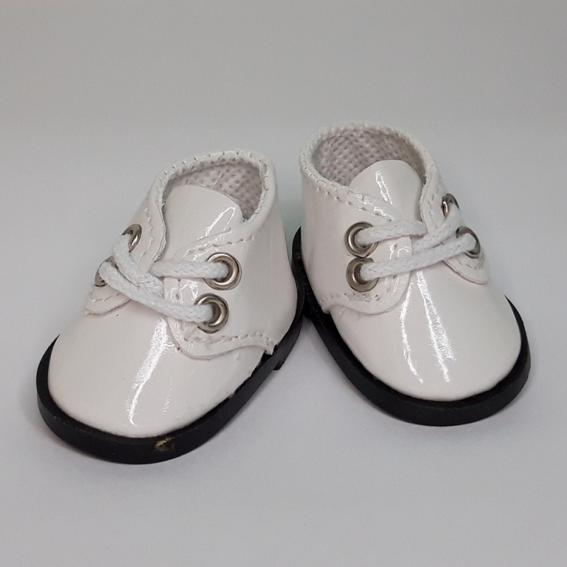 картинка Ботинки для кукол 5см цв.белый от магазина Пряжа Макошь Ярославль