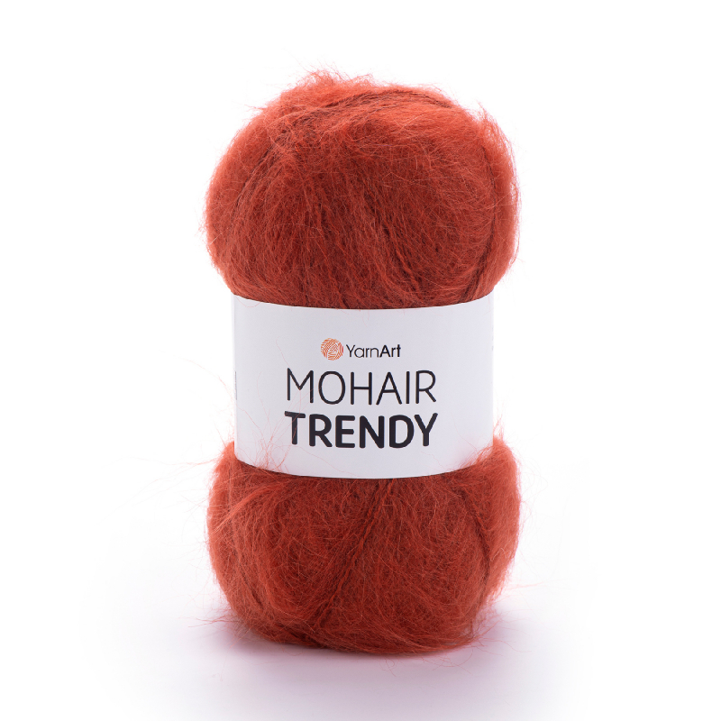 картинка ЯрнАрт MOHAIR TRENDY-141  цв.темно-красный от магазина Пряжа Макошь Ярославль