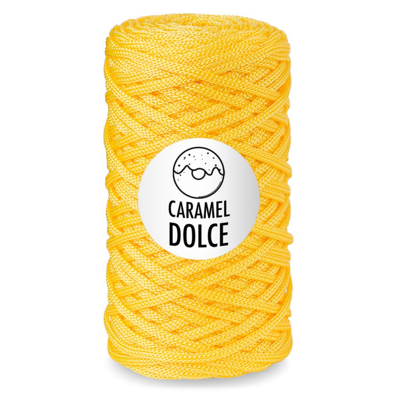 картинка Шнур полиэфирный Caramel DOLCE цв.манго от магазина Пряжа Макошь Ярославль