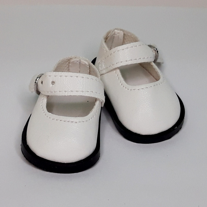 картинка Туфли для кукол 5,5см цв.белый от магазина Пряжа Макошь Ярославль