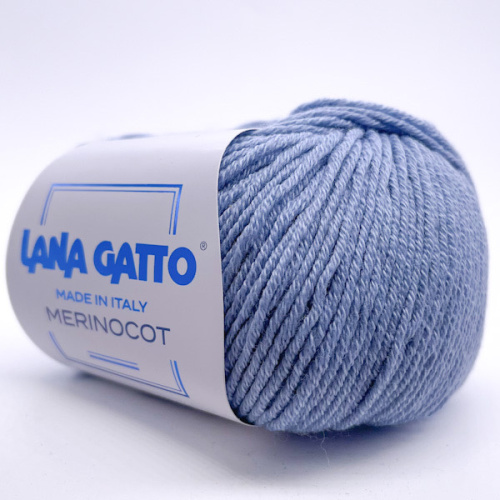 картинка Lana Gatto MERINOCOT-14342 голубой от магазина Пряжа Макошь Ярославль