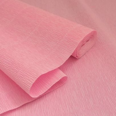 картинка Бумага гофрированная 50х250см цв.светло-розовый от магазина Пряжа Макошь Ярославль