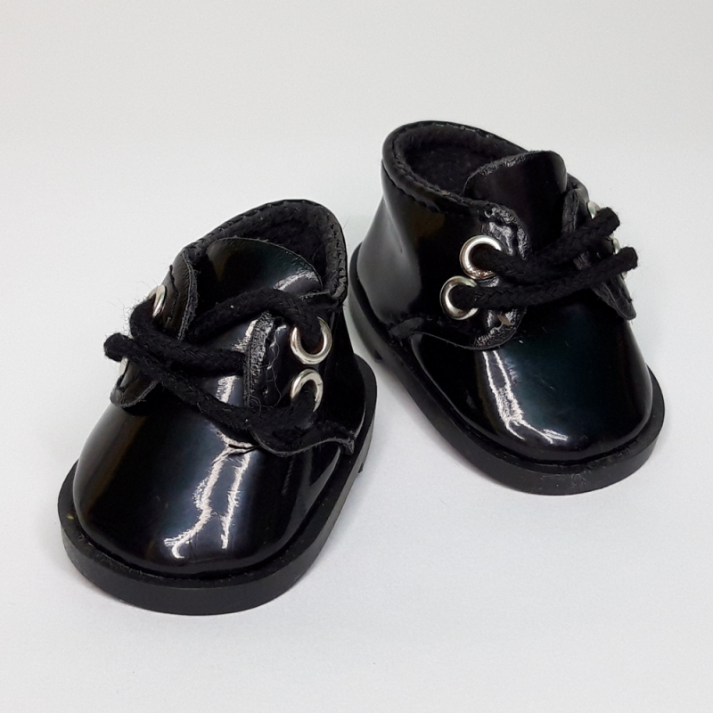 картинка Ботинки для кукол 5см цв.черный от магазина Пряжа Макошь Ярославль