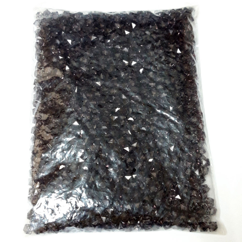 картинка Бусины акриловые граненые 8мм-500гр. цв.черный от магазина Пряжа Макошь Ярославль