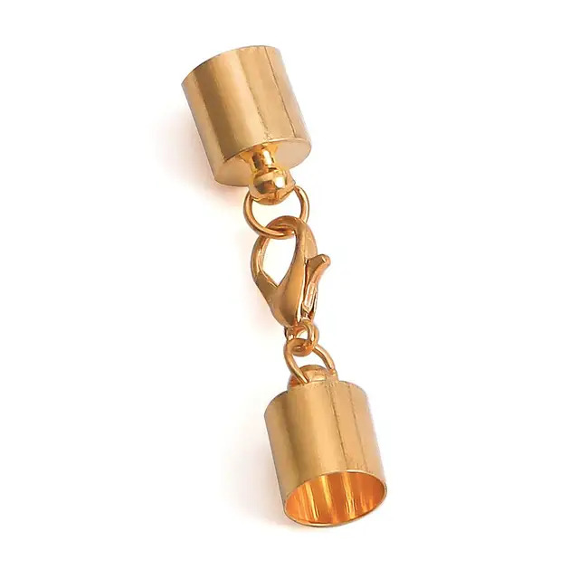 картинка Концевик 10мм-2шт с застежкой-карабин цв.золото от магазина Пряжа Макошь Ярославль