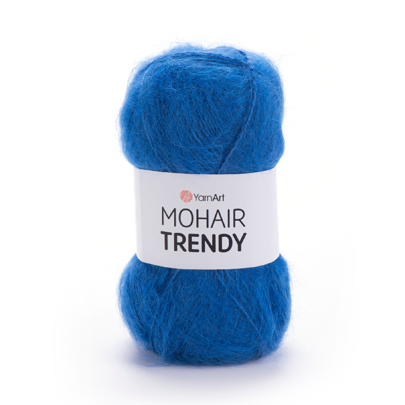 картинка ЯрнАрт MOHAIR TRENDY-140 цв.синий от магазина Пряжа Макошь Ярославль