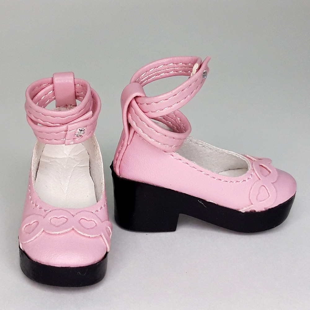 картинка Туфли на каблуках 5,5см цв.розовый от магазина Пряжа Макошь Ярославль