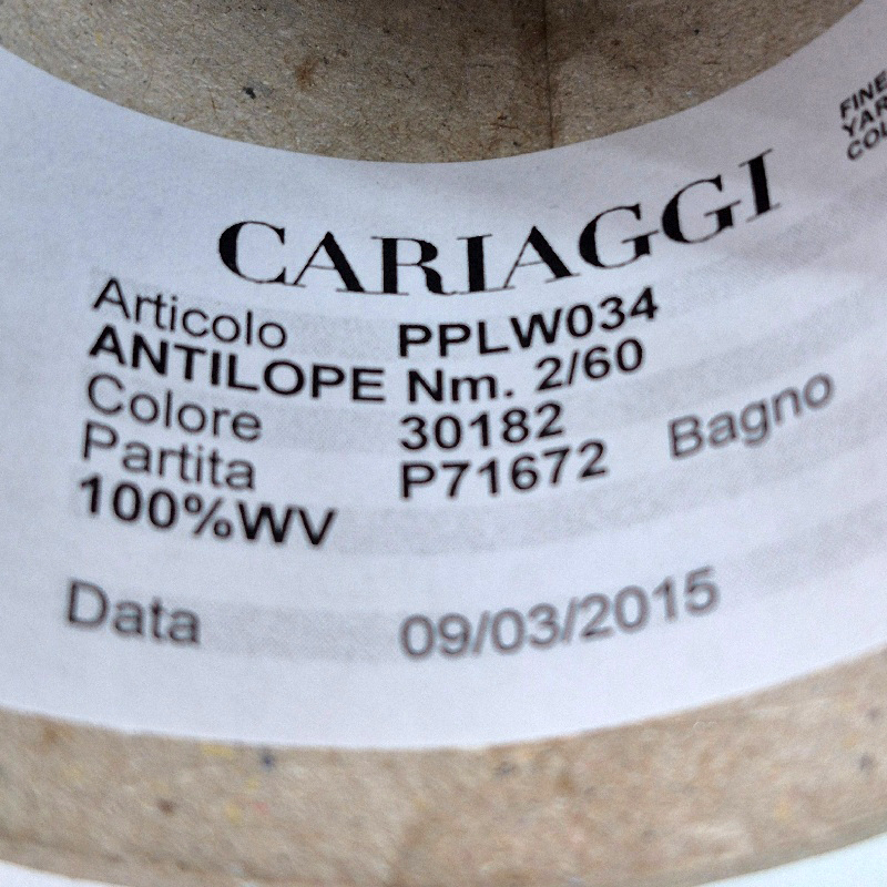 картинка Cariaggi ANTILOPE 100% меринос цв.серый меланж 250гр от магазина Пряжа Макошь Ярославль