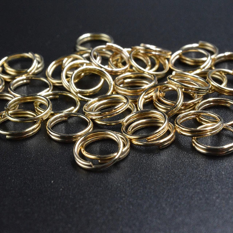 картинка Кольцо соединительное двойное 6х0,7мм-20шт цв.золото от магазина Пряжа Макошь Ярославль